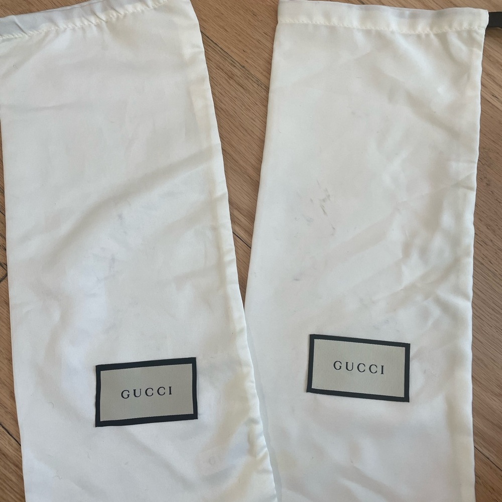 Gucci dust bags set of 2